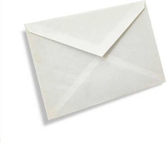Exas Paper Φάκελος Προσκλητηρίων 1τμχ 12.5x15.5εκ. Λευκό