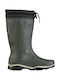 Dunlop Blizzard Unisex Knee-High Work Wellies with Fur, Green, WR Certified