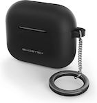 Ghostek Tunic Silicone Case with Keychain Black for Apple AirPods 3