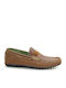 Men's Leather Moccasins Tabac Brown