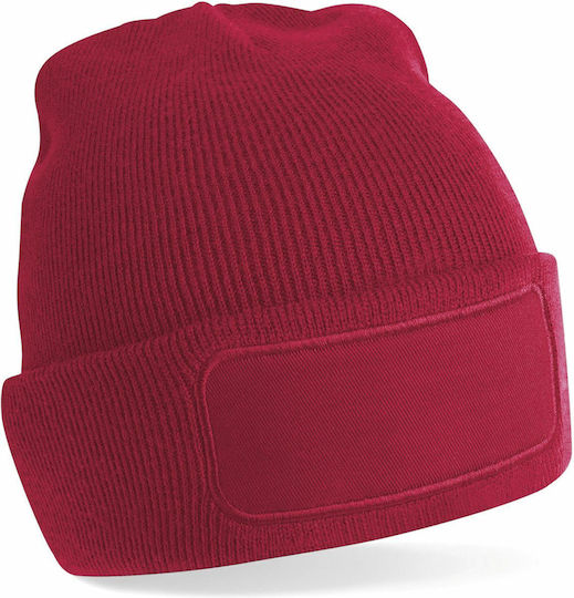 Printers B445 Ανδρικός Beanie Σκούφος σε Κόκκινο χρώμα