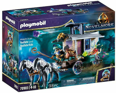 Playmobil Novelmore Violet Vale Merchant Carriage für 4-10 Jahre