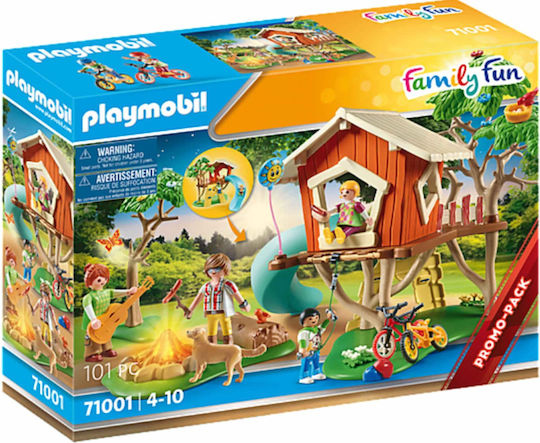 Playmobil Family Fun Treehouse with Slide for 4-10 years old