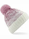 Beechfield B459 Beanie Cap with Braid Dusky Pink