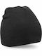 Beanie Unisex Beanie Knitted in Black color