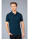 JRC Faro Men's Promotional Polo T-Shirt in Navy Blue Color