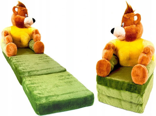 Fotoliu Pentru Copii Bear Verde 45x45x90cm