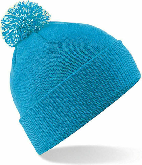 Snowstar B450 Pom Pom Beanie Pentru Bărbați Căciulă Albastru Surf
