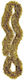 A.Kantas Christmas Garland Gold 200cm 1pc