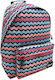 Mood Mood Sigma Wellenmuster Schulranzen Rucksack Junior High-High School Mehrfarbig 20Liter