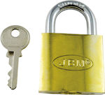 JBM Padlock Brass with Key 38mm 1pcs