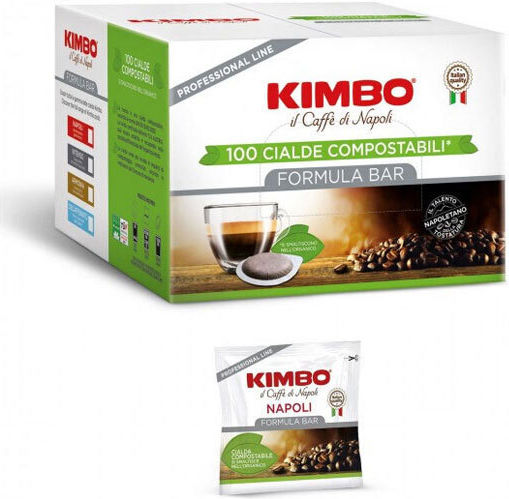 Kimbo Kapseln Espresso Napoli Kompatibel mit Maschine E.S.E. Pod 100Mützen