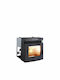 Kalor Paola Insert 13 Ενεργειακό Τζάκι Κασέτα Pellet Αερόθερμο 10.3kW Ίσιο με Ανοιγόμενη Πόρτα