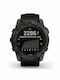 Garmin Fenix 7X Sapphire Solar Titanium 51mm Waterproof Smartwatch with Heart Rate Monitor (Carbon Grey DLC Titanium with Black Band)