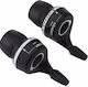 Microshift Microshift Grip Shift MS29-8R Bicycle Gear Lever Set