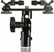 Falcon Eyes CLD-14A Twin Mount Tilting Bracket + 2 x Hotshoe Zubehör für Studio