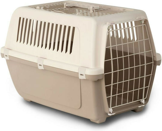 MP Bergamo Vision Classic Кенел за превоз на кучета Кафяв 47x30x34см