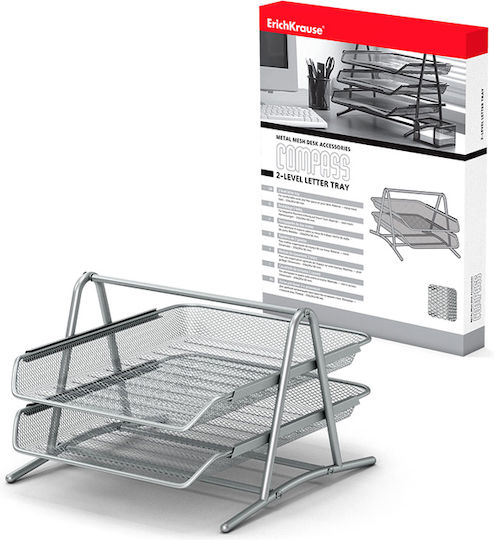 ErichKrause Dokumentenablage mit 2 Regalen Gray