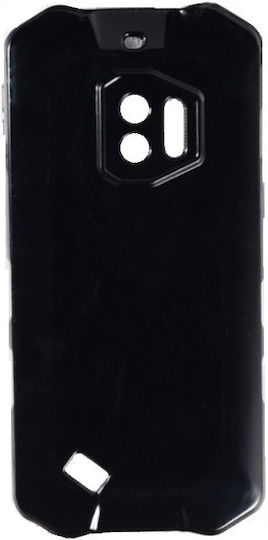 Oukitel Umschlag Rückseite Kunststoff Schwarz (Oukitel WP12)
