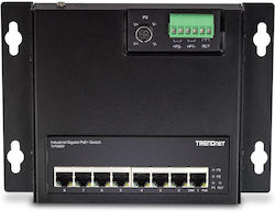 Trendnet Switch Βιομηχανικών Εγκαταστάσεων TI-PG80F Trendnet Switch Βιομηχανικών Εγκαταστάσεων TI-PG80F