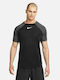 Nike Adacemy Pro Αθλητικό Ανδρικό T-shirt Dri-Fit Μαύρο με Λογότυπο