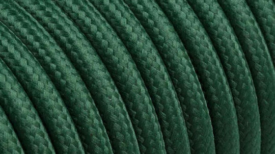 Evivak Fabric Cable 2x0.75mm² Green 701045