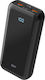 Silicon Power QS28 Power Bank 20000mAh 18W with 2 USB-A Output Ports and USB-C Power Delivery Quick Charge Black