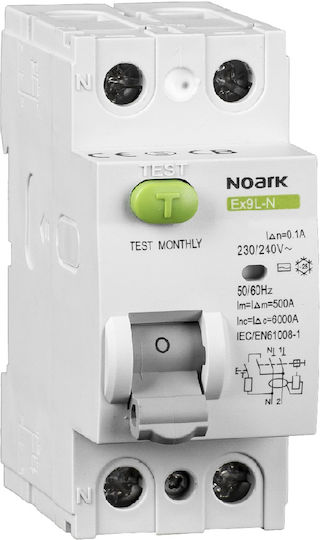 Noark Ex9L-N Phasenrelais Leckage der Erde 16A mit Spannung 230V