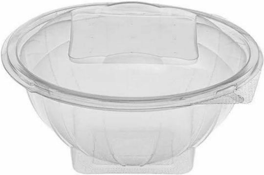 Intertan Einweg-Plastikgeschirr PET mit Fassungsvermögen von 1000ml Transparent 100Stück