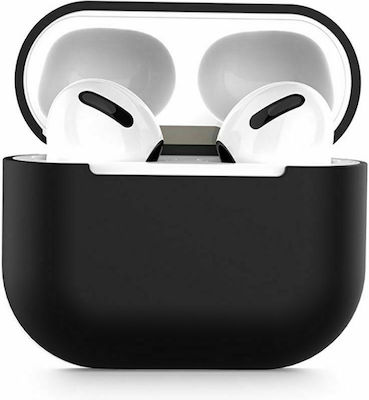 Tech-Protect ICON 2 Hülle Silikon in Schwarz Farbe für Apple AirPods 3
