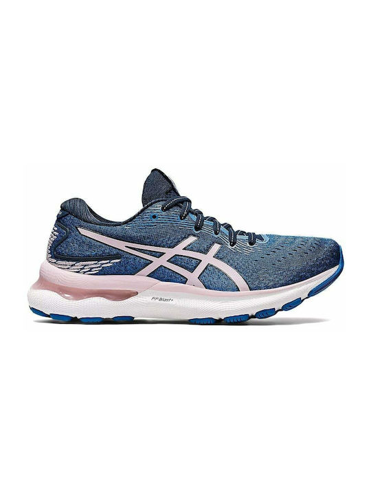 Gel-Nimbus 24 Γυναικεία Αθλητικά Παπούτσια Running French Blue / Barely Rose