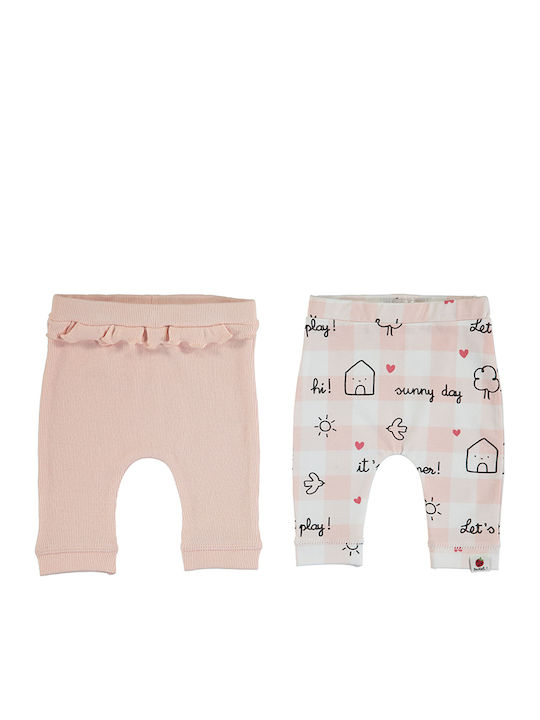 Mayoral Set Colanți Copii Lungi Roz Ecofriends