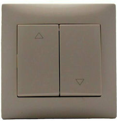 Redled Stinel Recessed Wall Switch Rolling Shut...