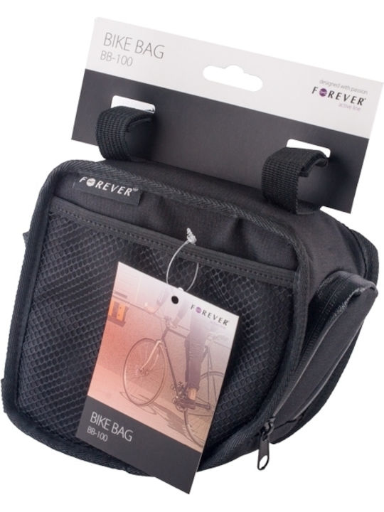 Forever BB-100 Geantă pentru cadru bicicletă Negru