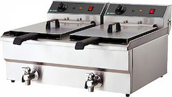 Fresh Electric Double Fryer 8kW 57x46x32.5cm FT1010N Fresh Electric Double Fryer 8kW 57x46x32.5cm FT1010N