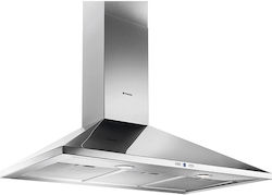 Pyramis Plus Chimney 90cm Inox