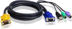 Aten Кабел KVM 2L-5303UP 3м
