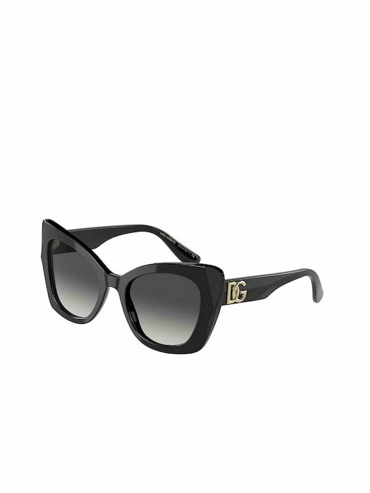 Dolce & Gabbana Γυναικεία Γυαλιά Ηλίου με Μαύρο Κοκκάλινο Σκελετό και Μαύρο Ντεγκραντέ Φακό DG4405 501/8G