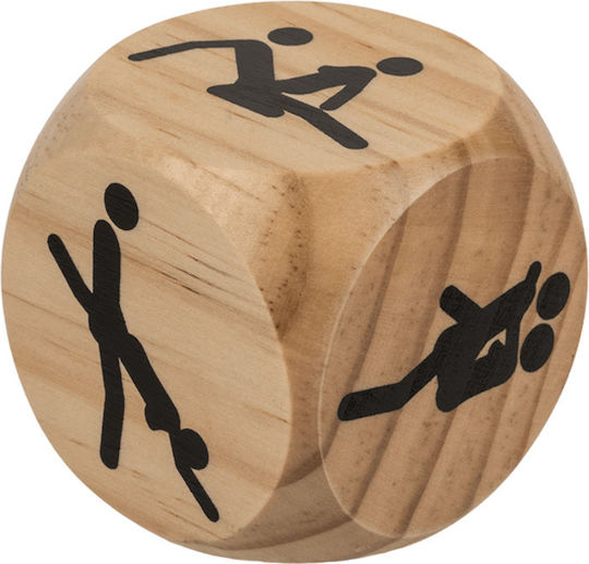 Out of the Blue Out of the Blue Ερωτικό Παιχνίδι Ζαριών Wooden Dice Kamasutra 6x6cm