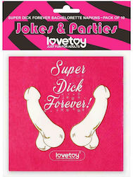 Lovetoy Jokes & Parties Super Dick Forever! Napkins 10τμχ