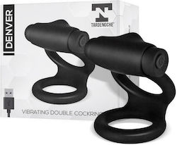 Tardenoche Denver Vibrating Cock Ring Schwanz Silikon Schwarz