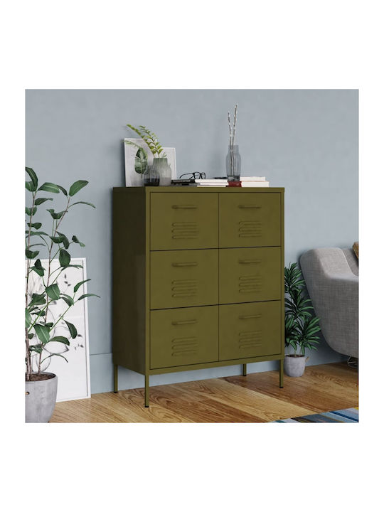 Чекмеджета Офис Метална Ladi 80x35x101.5см