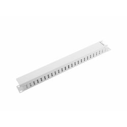 Lanberg AK-1201-S Bară De Gestionare A Cablurilor 1U