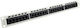 Lanberg Panou Patch pentru Rack 1U 19" 24 Porturi cat5e Gri