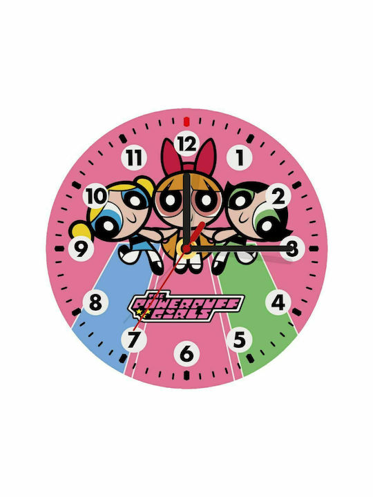 Koupakoupa Ceas de Perete pentru Copii The Powerpuff Girls Lemn 19εκ. KP_10990_clock-wall-18