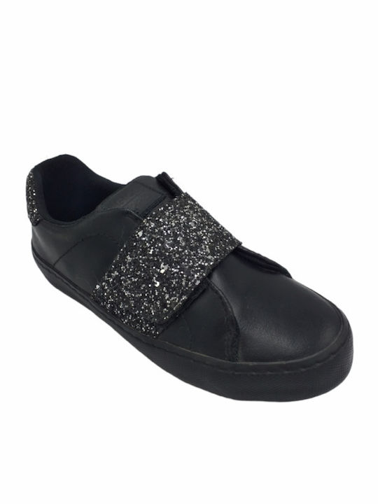 Kinder Sneakers mit Klettverschluss Schwarz