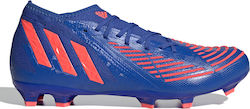 Adidas Predator Edge.2 FG Χαμηλά Ποδοσφαιρικά Παπούτσια με Τάπες Hi-Res Blue / Turbo