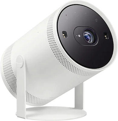 Samsung The Freestyle SP-LSP3B Mini Projector Full HD Λάμπας LED με Wi-Fi και Ενσωματωμένα Ηχεία Λευκός