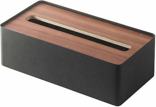 Yamazaki Suport pentru șervețele Metalică Neagră 26x13x8.2cm 7729 Yamazaki Suport pentru șervețele Metalică Neagră 26x13x8.2cm 7729