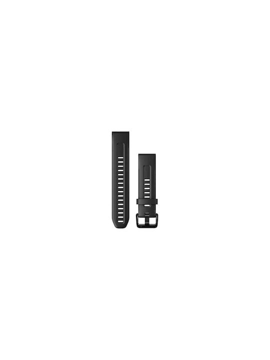 Garmin Quickfit 20 Λουράκι Σιλικόνης Μαύρο (Fen...